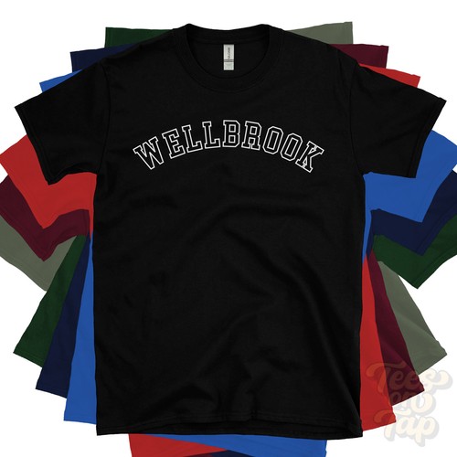 Wellbrook shirt retrò stile - t-shirt,